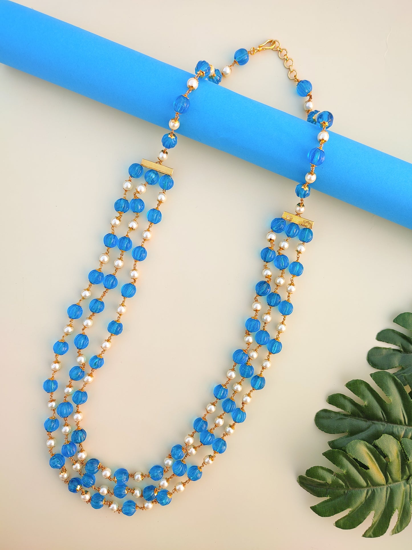 Multi-Layered Beaded Necklace